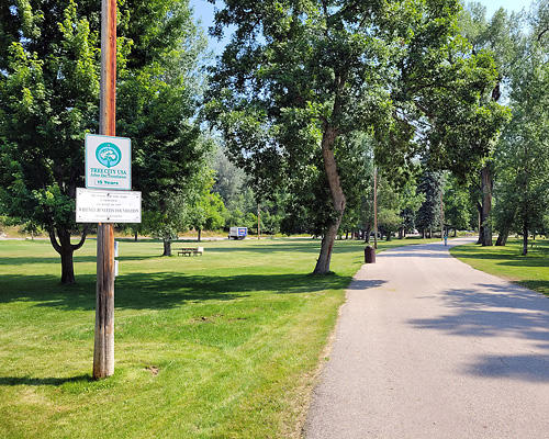 Park walkway photo